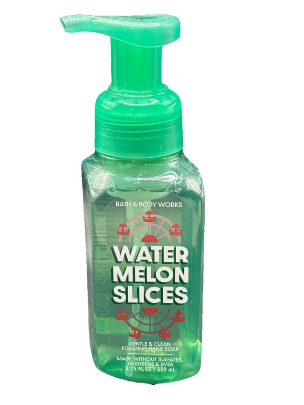 Bath & Body Works Watermelon Slices Gentle Foaming Hand Soap 8.75 oz Summer